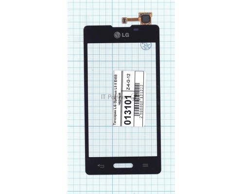 Сенсорное стекло (тачскрин) для LG Optimus L5 II E450 E460, черное