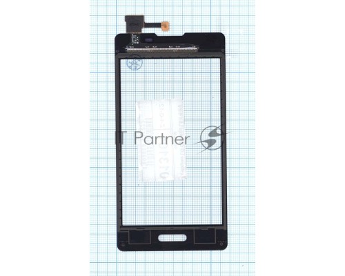 Сенсорное стекло (тачскрин) для LG Optimus L5 II E450 E460, черное