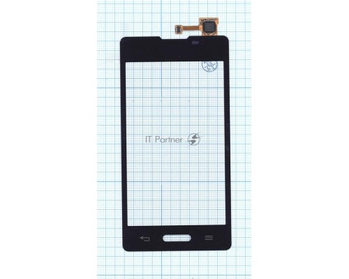 Сенсорное стекло (тачскрин) для LG Optimus L5 II E450 E460, черное