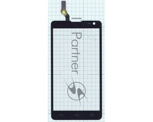 Сенсорное стекло (тачскрин) для LG Optimus L9 II D605, черное