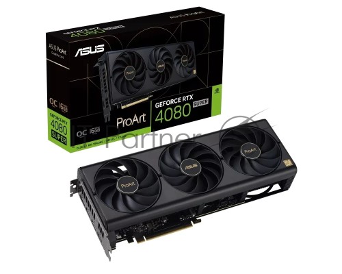 Видеокарта Asus PROART-RTX4080S-O16G NVIDIA GeForce RTX 4080 Super 16Gb 256bit GDDR6X 2610/23000 HDMIx1 DPx3 HDCP Ret