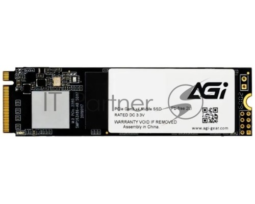 Накопитель SSD AGi PCIe 3.0 x4 1TB AGI1T0GIMAI298 AI298 M.2 2280