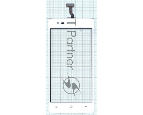 Сенсорное стекло (тачскрин) для OPPO Neo 5 (2015), белое