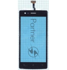 Сенсорное стекло (тачскрин) для OPPO Neo 5 (2015), черное