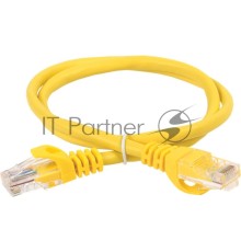 Патч-корд ITK Generica PC05-C5EU-3M-G U/UTP не экранированный RJ-45 вил.-вилка RJ-45 кат.5E 3м желтый ПВХ (уп.:1шт)