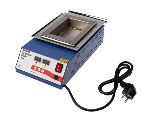 [Паяльные лампы (Автомобильные)] Rexant (09-9071) Паяльная ванна, модель R150, 900Вт, 150х100х45мм, 0-400 °C, цифровая 