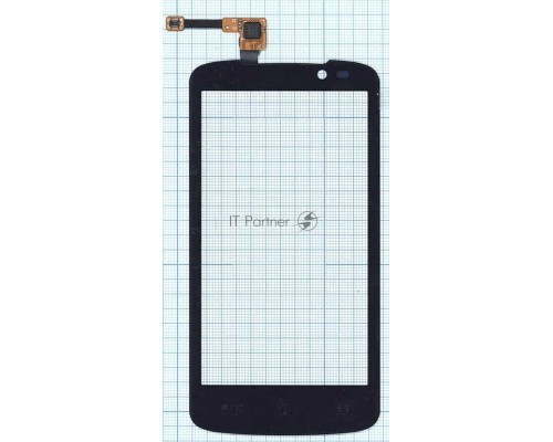 Сенсорное стекло (тачскрин) для LG Optimus True HD LTE P936, черное