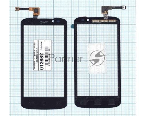 Сенсорное стекло (тачскрин) для LG Optimus True HD LTE P936, черное