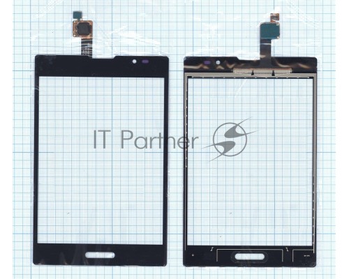 Сенсорное стекло (тачскрин) для LG Optimus VU 2 (VU II) F200, черное