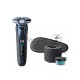Бритва роторная Philips S7885/50 реж.эл.:3 питан.:аккум. синий