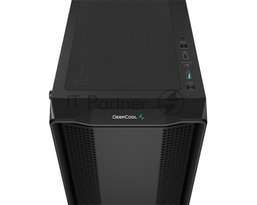 Корпус Deepcool CC560 V2 Limited без БП, боковое окно (закаленное стекло), черный, ATX