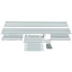 Стойка двухрамная NTSS NTSS-2POR42U/600-1000 42U 550ммx1000мм 600кг серый
