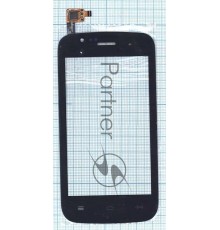 Сенсорное стекло (тачскрин) для Explay A400, черное