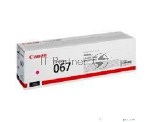 Картридж лазерный Canon 067M (5100C002) пурпурный (1250 стр.) для Canon LBP631/633/MF651/655/657