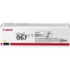 Картридж лазерный Canon 067Y (5099C002) желтый (1250 стр.) для Canon LBP631/633/MF651/655/657