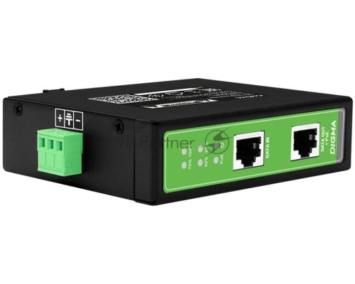 Инжектор PoE Digma DNP30W48GDXM 10/100/1000BASE-T 30Вт 37-57В(DC)