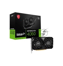 Видеокарта MSI RTX4060 VENTUS 2X BLACK 8G NVIDIA GeForce RTX4060 8Gb 128bit PCI-E 4.0 GDDR6 2475/17000 HDMIx1 DPx3 HDCP Ret