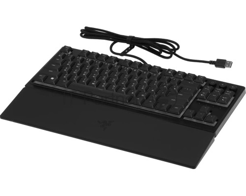 Клавиатура Razer Ornata V3 Tenkeyless механическая черный USB Multimedia for gamer LED (подставка для запястий) (RZ03-04880100-R3M1)