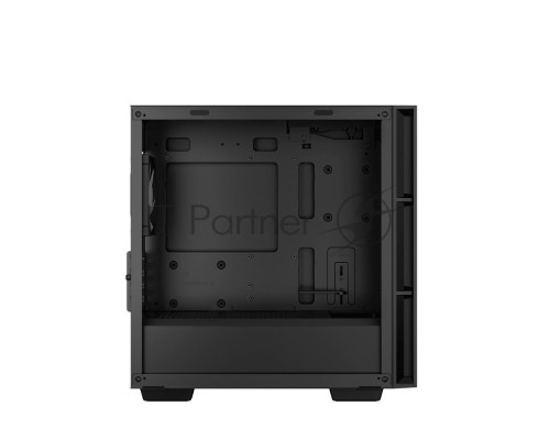 Компьютерный корпус Deepcool CH360 без БП, боковое окно (закаленное стекло), 2x140мм ARGB LED вентилятор спереди и 1x120мм ARGB LED вентилятор сзади, черный, mATX