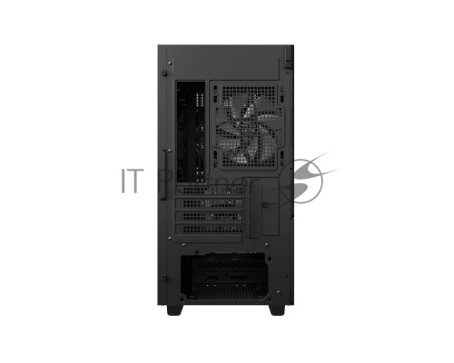 Компьютерный корпус Deepcool CH360 без БП, боковое окно (закаленное стекло), 2x140мм ARGB LED вентилятор спереди и 1x120мм ARGB LED вентилятор сзади, черный, mATX