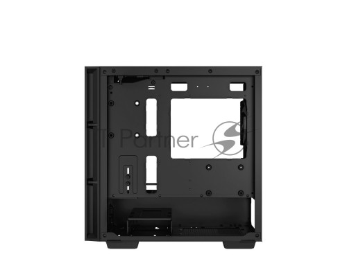Компьютерный корпус Deepcool CH360 без БП, боковое окно (закаленное стекло), 2x140мм ARGB LED вентилятор спереди и 1x120мм ARGB LED вентилятор сзади, черный, mATX