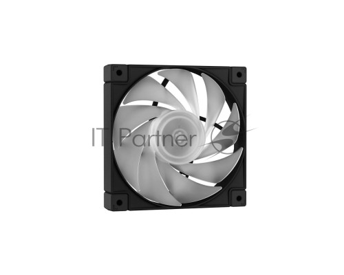 Компьютерный корпус Deepcool CH360 без БП, боковое окно (закаленное стекло), 2x140мм ARGB LED вентилятор спереди и 1x120мм ARGB LED вентилятор сзади, черный, mATX