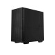 Компьютерный корпус Deepcool CH360 без БП, боковое окно (закаленное стекло), 2x140мм ARGB LED вентилятор спереди и 1x120мм ARGB LED вентилятор сзади, черный, mATX