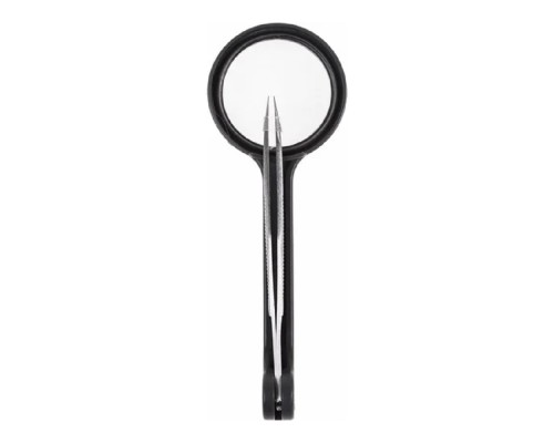 [Лампы - лупы] Rexant (12-0411) Лупа ручная, увеличение 8х, 24мм, с пинцетом 