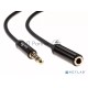 Кабель удлинит Telecom TAV7179M-0.5M 3.5 Jack (M) - 3.5 Jack (F), 0.5м PRO