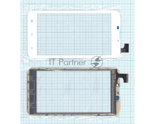 Сенсорное стекло (тачскрин) Explay Tab mini. белое