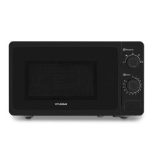 Микроволновая печь Hyundai HYM-M2010 черный, 20 л, 700 Вт, переключатели - поворотный механизм