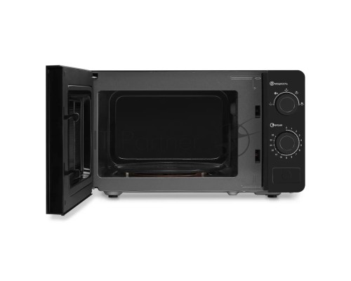 Микроволновая печь Hyundai HYM-M2010 черный, 20 л, 700 Вт, переключатели - поворотный механизм