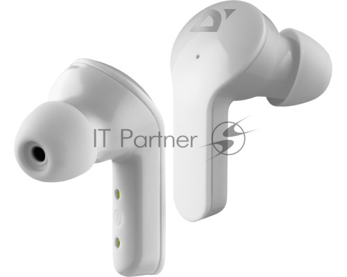 Гарнитура DEFENDER TWINS 916 TWS WHITE 63916
