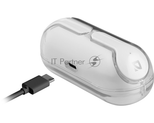 Гарнитура DEFENDER TWINS 916 TWS WHITE 63916