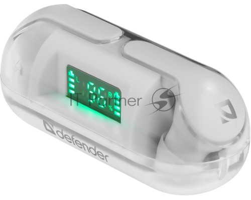 Гарнитура DEFENDER TWINS 916 TWS WHITE 63916