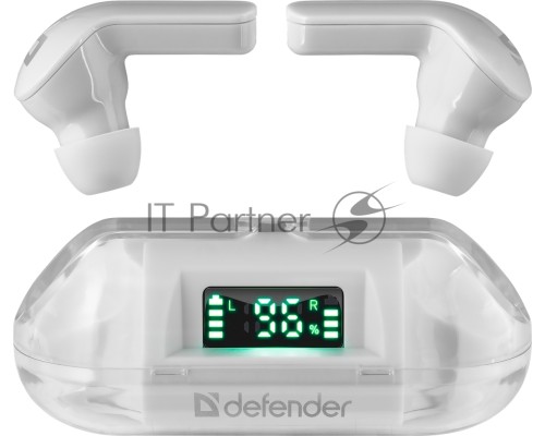 Гарнитура DEFENDER TWINS 916 TWS WHITE 63916