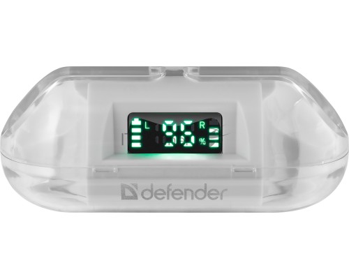 Гарнитура DEFENDER TWINS 916 TWS WHITE 63916