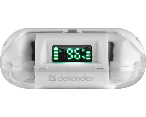 Гарнитура DEFENDER TWINS 916 TWS WHITE 63916
