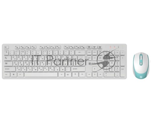 Клавиатура + мышка DEFENDER AUCKLAND C-987 RU WHITE 45987