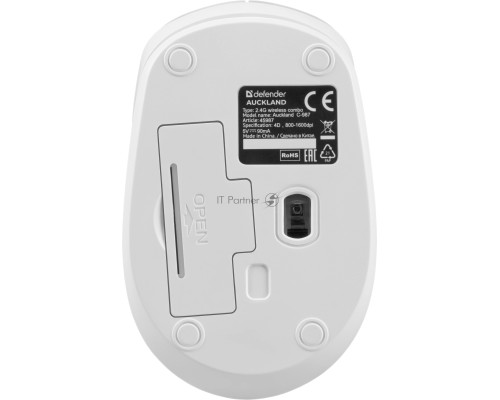 Клавиатура + мышка DEFENDER AUCKLAND C-987 RU WHITE 45987