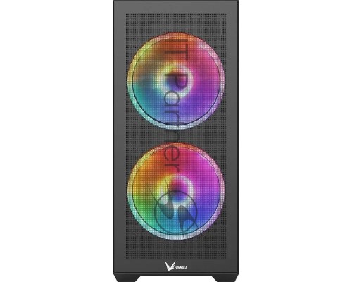 Компьютерный корпус Formula Air Power G5 DUO черный без БП ATX 2x180mm 1xUSB3.0 1xUSB3.1 audio bott PSU
