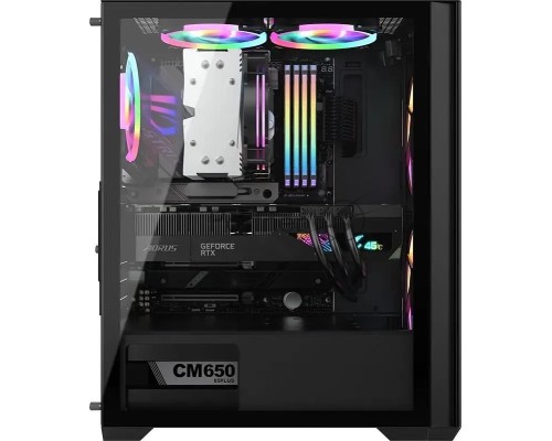 Компьютерный корпус Formula Air Power G5 DUO черный без БП ATX 2x180mm 1xUSB3.0 1xUSB3.1 audio bott PSU