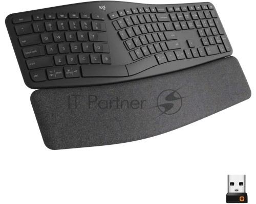Клавиатура Logitech K860 ERGO механическая черный USB беспроводная BT Multimedia Ergo (подставка для запястий) (920-010352)