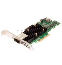RAID-контроллер 9580-8I8E SGL (05-50076-00) PCIe 4.0 x8 LP, SAS/SATA/NVMe, RAID 0,1,5,6,10,50,60, 16port(1 * int SFF8654 + 2 * ext SFF8644), 8GB Cache, 3916ROC, RTL