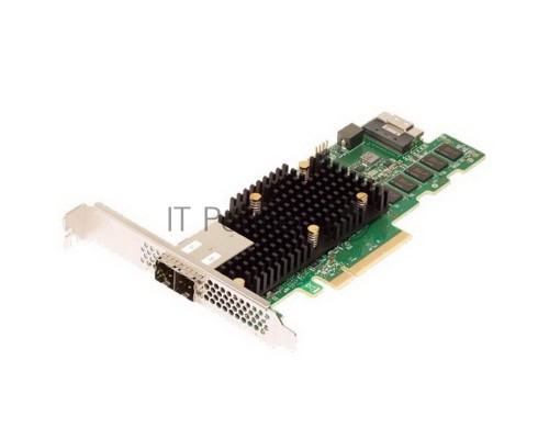 RAID-контроллер 9580-8I8E SGL (05-50076-00) PCIe 4.0 x8 LP, SAS/SATA/NVMe, RAID 0,1,5,6,10,50,60, 16port(1 * int SFF8654 + 2 * ext SFF8644), 8GB Cache, 3916ROC, RTL