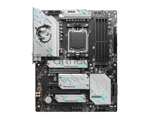 Материнская плата MSI X670E GAMING PLUS, AM5, AMD X670, 4xDDR5, 4xSATA, 4xM.2, 1xPCI-E 5.0 x16, 1xPCI-E 4.0 x4, 1xPCI-E 3.0 x1, 1xHDMI, 1xDP, 1x 2.5Gb LAN, 4xUSB-A 2.0, 4xUSB-A 3.2 Gen 1, 3xUSB-A 3.2 Gen 2, 1xUSB-C 3.2 Gen 2x2, 3x3.5 мм, 7.1, ATX