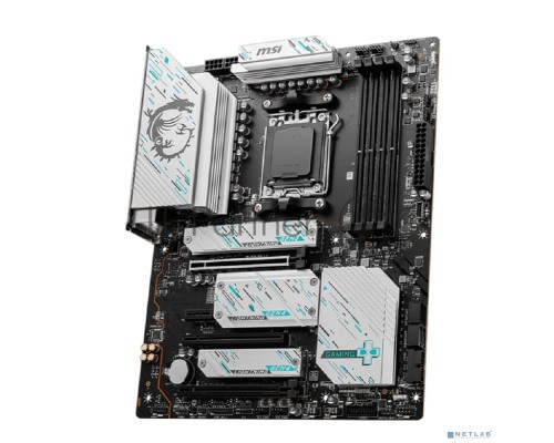 Материнская плата MSI X670E GAMING PLUS, AM5, AMD X670, 4xDDR5, 4xSATA, 4xM.2, 1xPCI-E 5.0 x16, 1xPCI-E 4.0 x4, 1xPCI-E 3.0 x1, 1xHDMI, 1xDP, 1x 2.5Gb LAN, 4xUSB-A 2.0, 4xUSB-A 3.2 Gen 1, 3xUSB-A 3.2 Gen 2, 1xUSB-C 3.2 Gen 2x2, 3x3.5 мм, 7.1, ATX