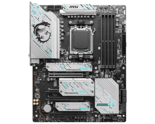 Материнская плата MSI X670E GAMING PLUS, AM5, AMD X670, 4xDDR5, 4xSATA, 4xM.2, 1xPCI-E 5.0 x16, 1xPCI-E 4.0 x4, 1xPCI-E 3.0 x1, 1xHDMI, 1xDP, 1x 2.5Gb LAN, 4xUSB-A 2.0, 4xUSB-A 3.2 Gen 1, 3xUSB-A 3.2 Gen 2, 1xUSB-C 3.2 Gen 2x2, 3x3.5 мм, 7.1, ATX