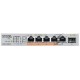 Коммутатор Zyxel XMG-105HP-EU0101F (L2) 5x2.5Гбит/с 1SFP+ 4PoE++ 70W неуправляемый