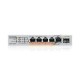 Коммутатор Zyxel XMG-105HP-EU0101F (L2) 5x2.5Гбит/с 1SFP+ 4PoE++ 70W неуправляемый